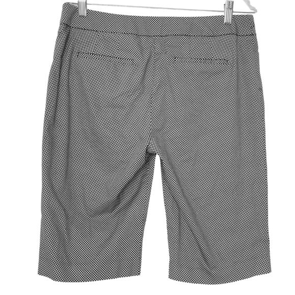 Black & White Checkered Bermuda Shorts Sz 10 - Picture 2 of 8